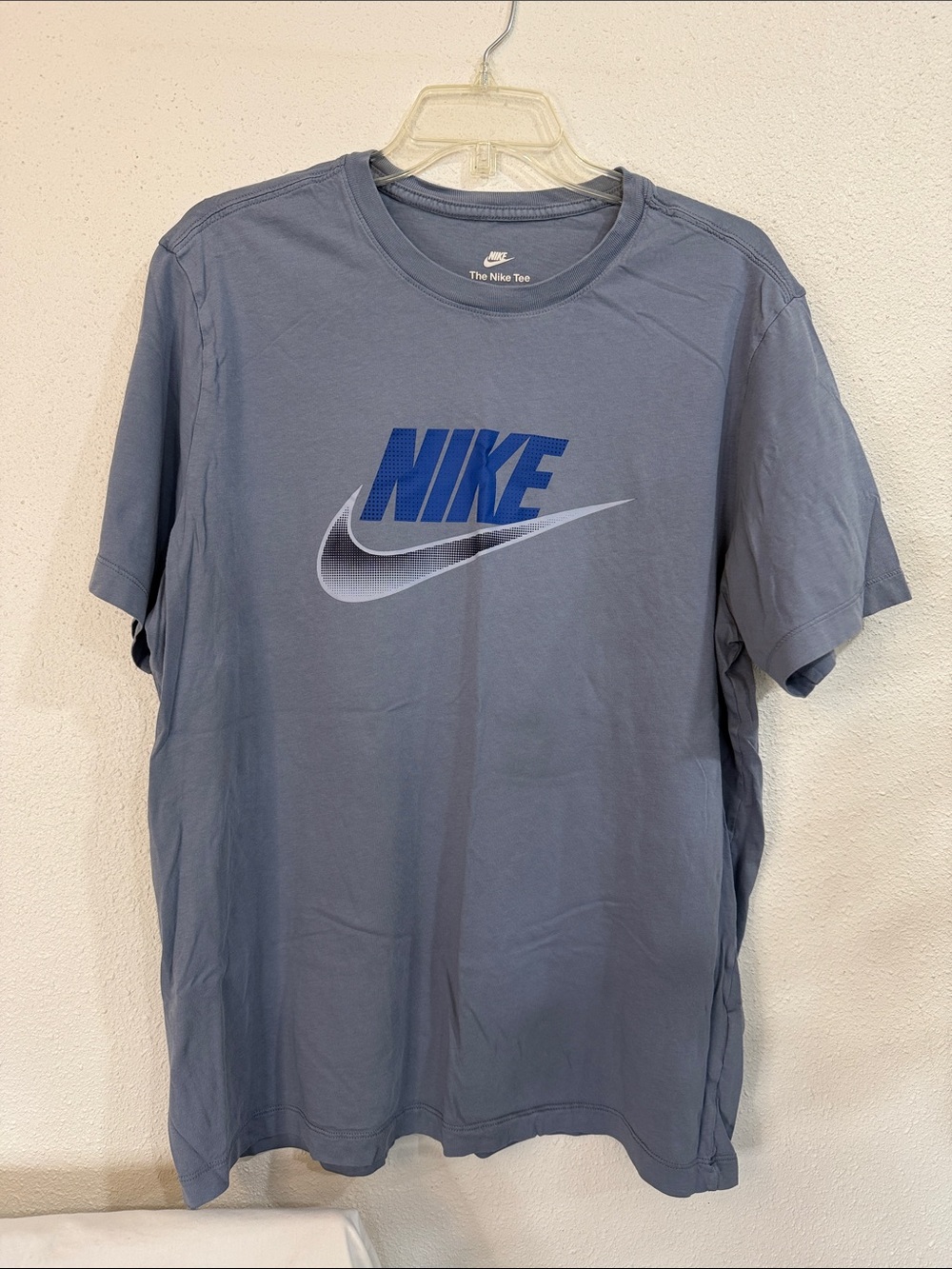 Nike Logo Light Blue Short Sleeve Tee